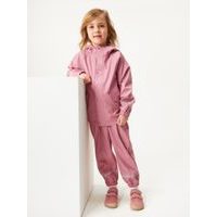 Unuo Dětské softshellové kalhoty s fleecem Basic, Lila