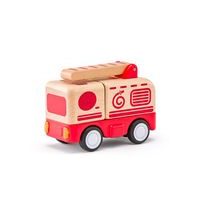 WOODY Auto hasič se zvuky a světlem, setrvačník