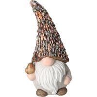 PROGARDEN Zahradní trpaslík dekorace 31 cm s ptáčkem KO-095752300ptak