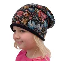 ESITO Zimní čepice spadená Černá