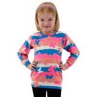 ESITO Dívčí tunika Neonový motýl