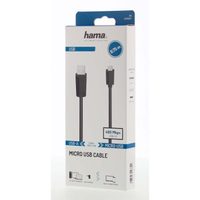 Hama micro USB 2.0 kabel, 0,75 m