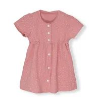 ESITO | Dívčí riflové šaty Denim hearts - modrá / 74 - 80