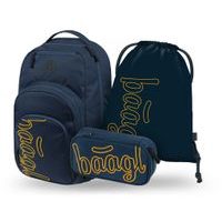 BAAGL SET 3 Coolmate Lux: batoh, penál, sáček