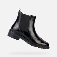Černá dámská kotníková obuv Geox Walk Pleasure
