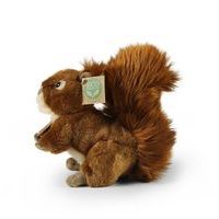 RAPPA Plyšová veverka 17 cm ECO-FRIENDLY