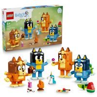 Bluey a její rodinka z kostek