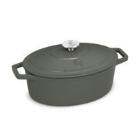 BERLINGERHAUS Pekáč litinový s poklicí 32 cm Matte Green Collection BH-8968
