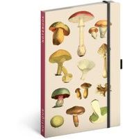 Notes Houby Kateřiny Winterové, linkovaný, 13 × 21 cm Baagl