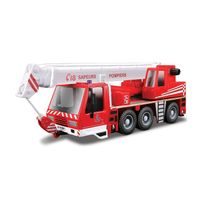 Bburago Bburago - EMERGENCY, Požární vůz s jeřábem, 1:50