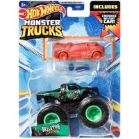 HW MOSTER TRUCKS 1:64 S ANGLIČÁKEM