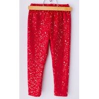 Premium sametové Lily Grey legíny RED