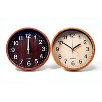hodiny d26cm, im. DŘEVO, 2barvy