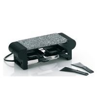 KELA Kamenný gril SPLÜGEN černý, 29,5x10,5x10 cm, 2 pánvičky a špachtle KL-66493