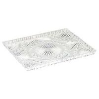 podnos 33x27x2,2cm, KRYSTAL, brus, plast