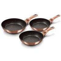 BERLINGERHAUS Pánev hluboká s titanovým povrchem a poklicí 28 cm Antracit Collection BH-8128