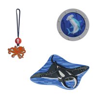 Doplňková sada obrázků MAGIC MAGS, Manta Rio, pro aktovky a batohy Step by Step