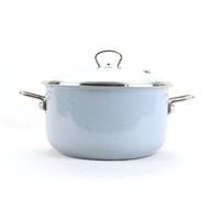 hrnec+PO d20 sklo šedomodrý, PREMIUM, 3,0l, smalt
