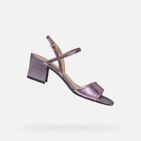 Fialové dámské sandály Geox New Eraklia 50