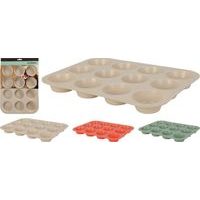 forma MUFFINY 12ks, 33x25x3cm,mix barev, silikon