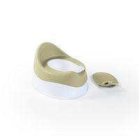 DOLU Dětská jídelní židlička s pultem, polstrováním a odnímatelným jídelním tácem, béžová, 90x70x60 cm