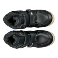 Jonap Dětská zimní barefoot boty s kožíškem a membránou - Fialové
