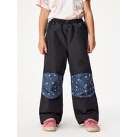 Unuo Dětské zimní rostoucí oteplovačky Ski, Modrá