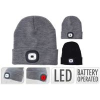 čepice s LED světlem, 2 barvy, na baterie
