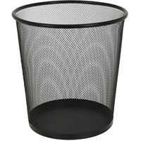 koš odp. kanc., černý, drát d26,5x28cm
