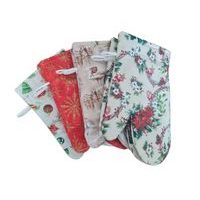 chňapka 26x17cm VÁNOCE, BA/BA, 1ks, magn., poutko, podš.