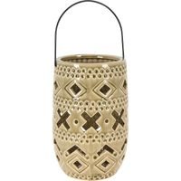 PROGARDEN Keramická lampa 23 cm s rukojetí zelená KO-095202930zele