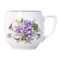 hrnek 300ml BAŇÁK-FIALKY 8354 V1+V3, čes.porcelán