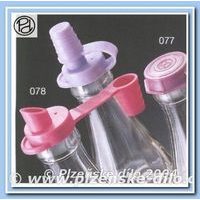 zátka lahví s nálevkou, plast