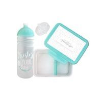 Set Fresh tyrkysová- zdravá láhev/zdravá sváča