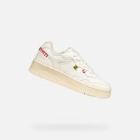 Krémové dívčí tenisky Geox Lestrella