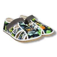 Chlapecká BAREFOOT domácí obuv Befado Softer - Oči