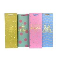 TORO TAŠKA NA VÍNO VÁNOČNÍ 36x12.5x8.5CM,ASSORT_hamashop