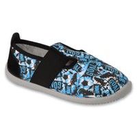 Chlapecká BAREFOOT domácí obuv Befado Softer - fotbal