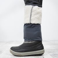 ESITO Dětské softshellové oteplovačky na zimu Black - černá