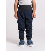 Unuo, Dětské softshellové kalhoty s fleecem pružné Sporty, Kobaltová