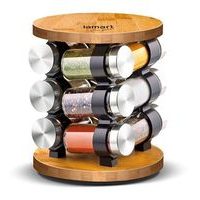 kořenka 12ks (85ml) sklo/dřevo/NR, SAPOR-otoč.stojan