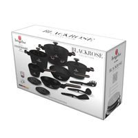 BERLINGERHAUS Sada nádobí s titanovým povrchem 15 ks Antracit Collection BH-8141