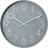 SEGNALE Nástěnné hodiny 50 cm barva šedá KO-837362540