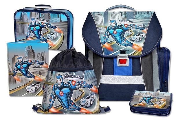 Školní batohový set Roboman 5-dílný