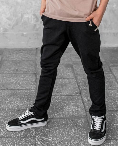Chlapecké kalhoty REAL FUTURE černé