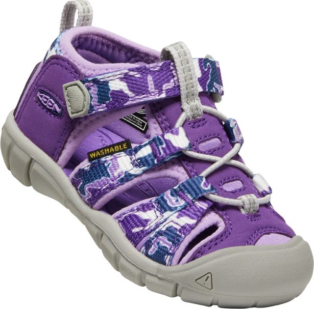 Dětské sandály KEEN SEACAMP II CNX TOTS camo/tillandsia purple