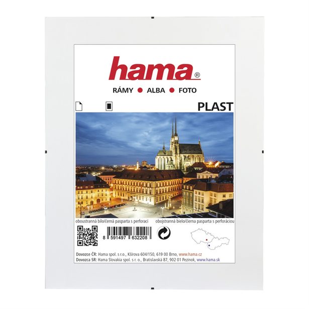 Hama clip-Fix, průhledný plast, 40 x 50 cm