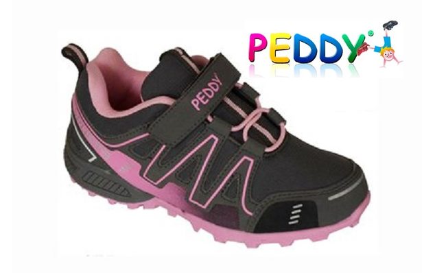 Dětské boty Peddy PY-509-30-01 šedá/růžová
