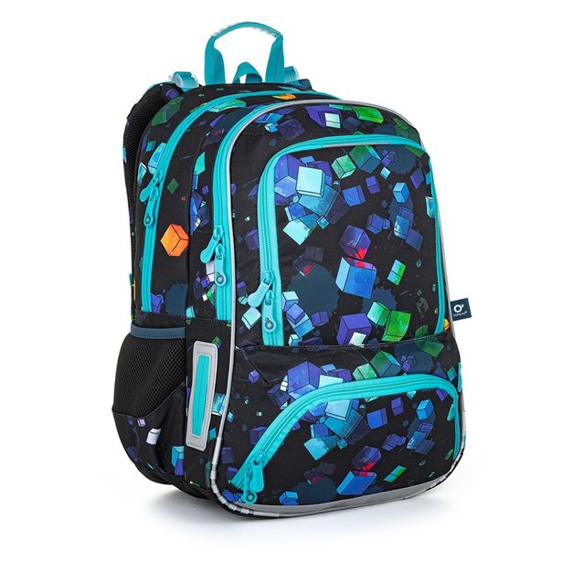Školní batoh s krychličkami Topgal NIKI 22022 B
