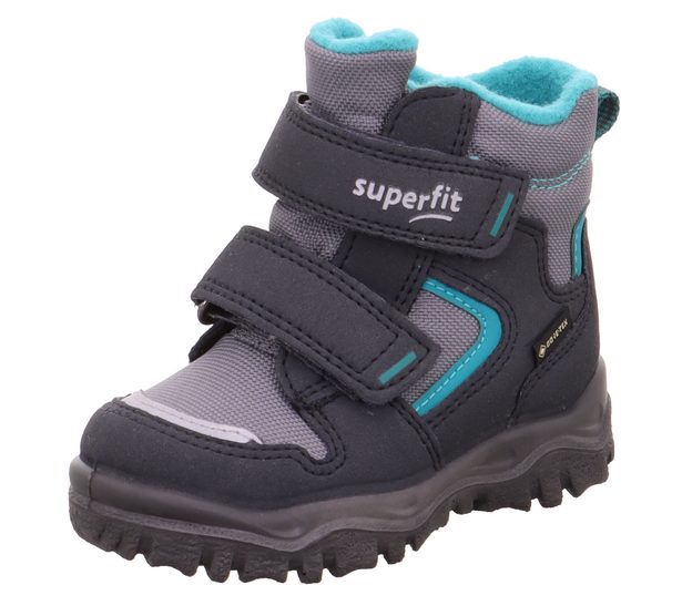 Dětské zimní boty Superfit HUSKY1 1-000047-2010 šedá/zelená